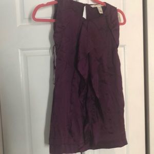 Eggplant silk Dianne Von furstenberg